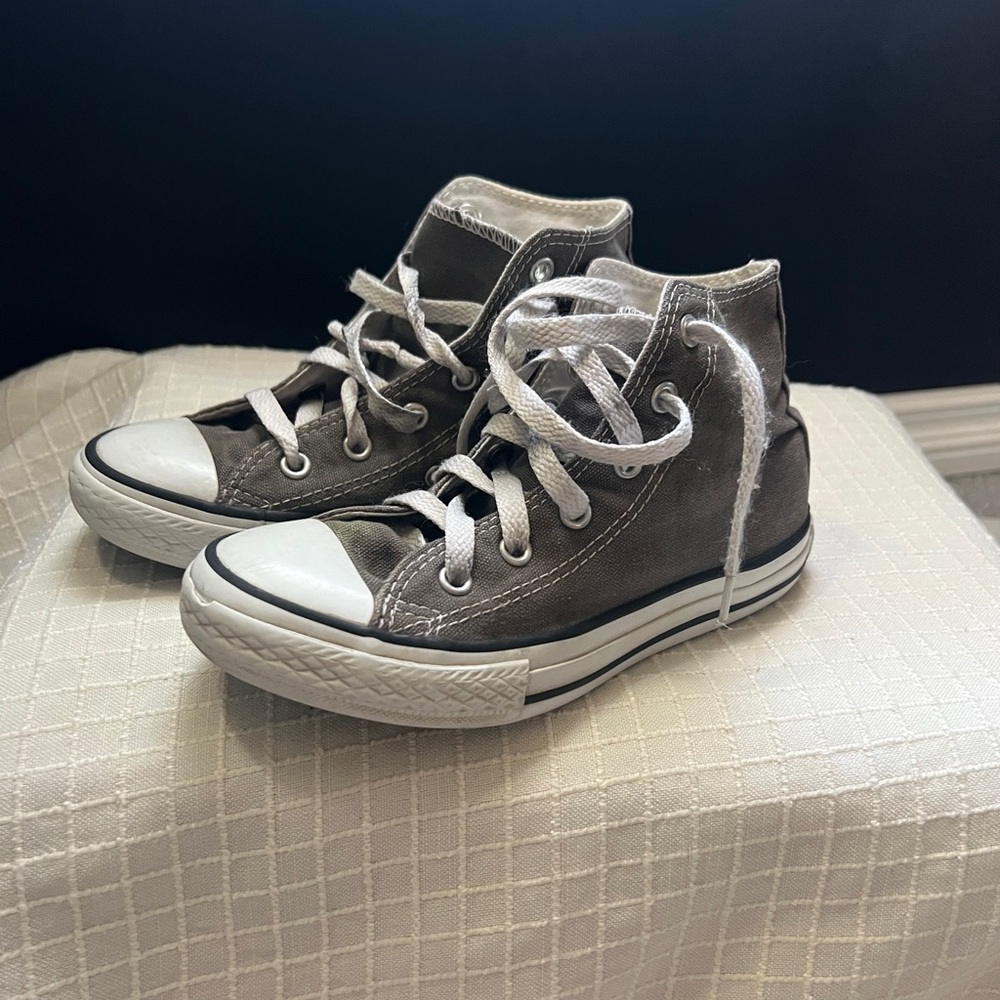 Converse Kids Charcoal High-Top Sneakers